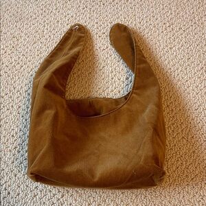 Merit Corduroy Hobo Bag in Warm Brown
